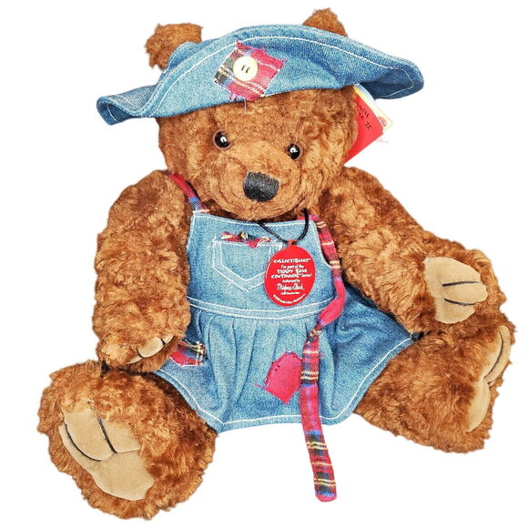 Build A Bear Plush Ltd. Edition Centennial 2nd Series 12" Clothed Tags Hat Teddy - Picture 1 of 11